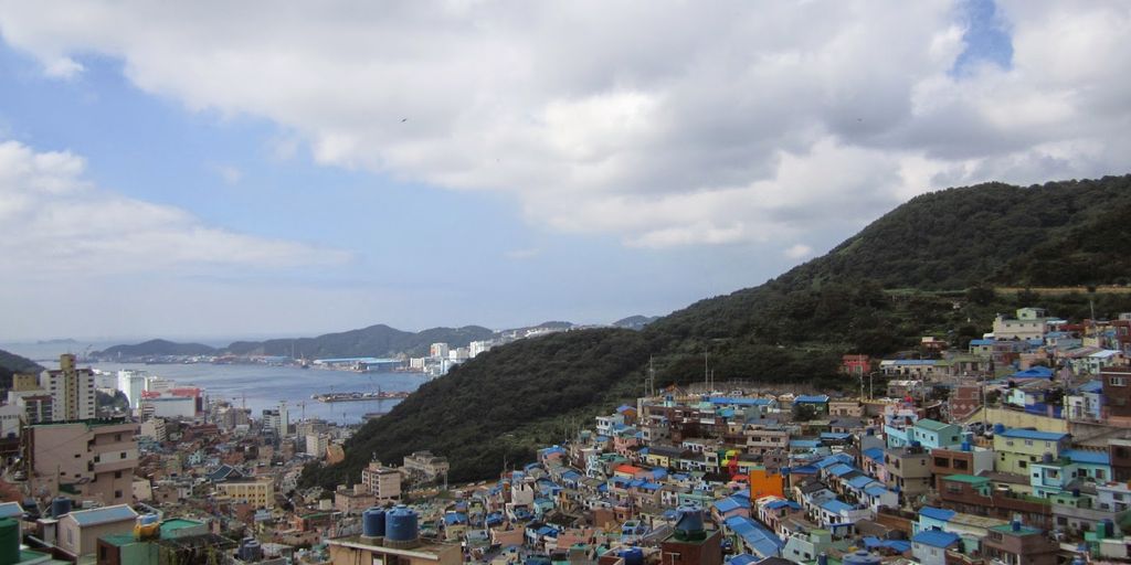 scenic view of Gamcheon Culture Village Busan