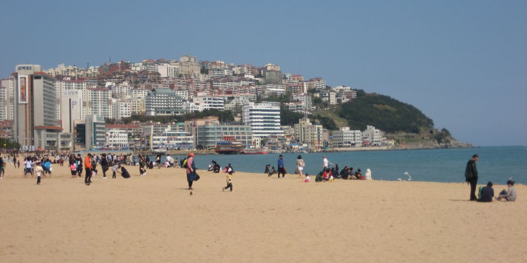 beachfront adventures in Busan sunny climate